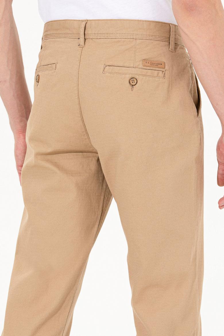 Erkek Regular Fit Camel Kanvas Pantolon - 50253418028
