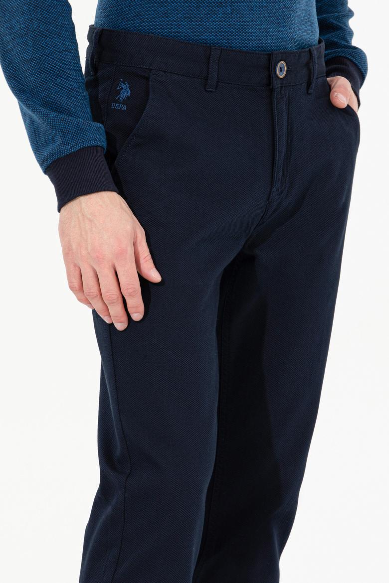 Erkek Lacivert Kanvas Pantolon - 50253325005