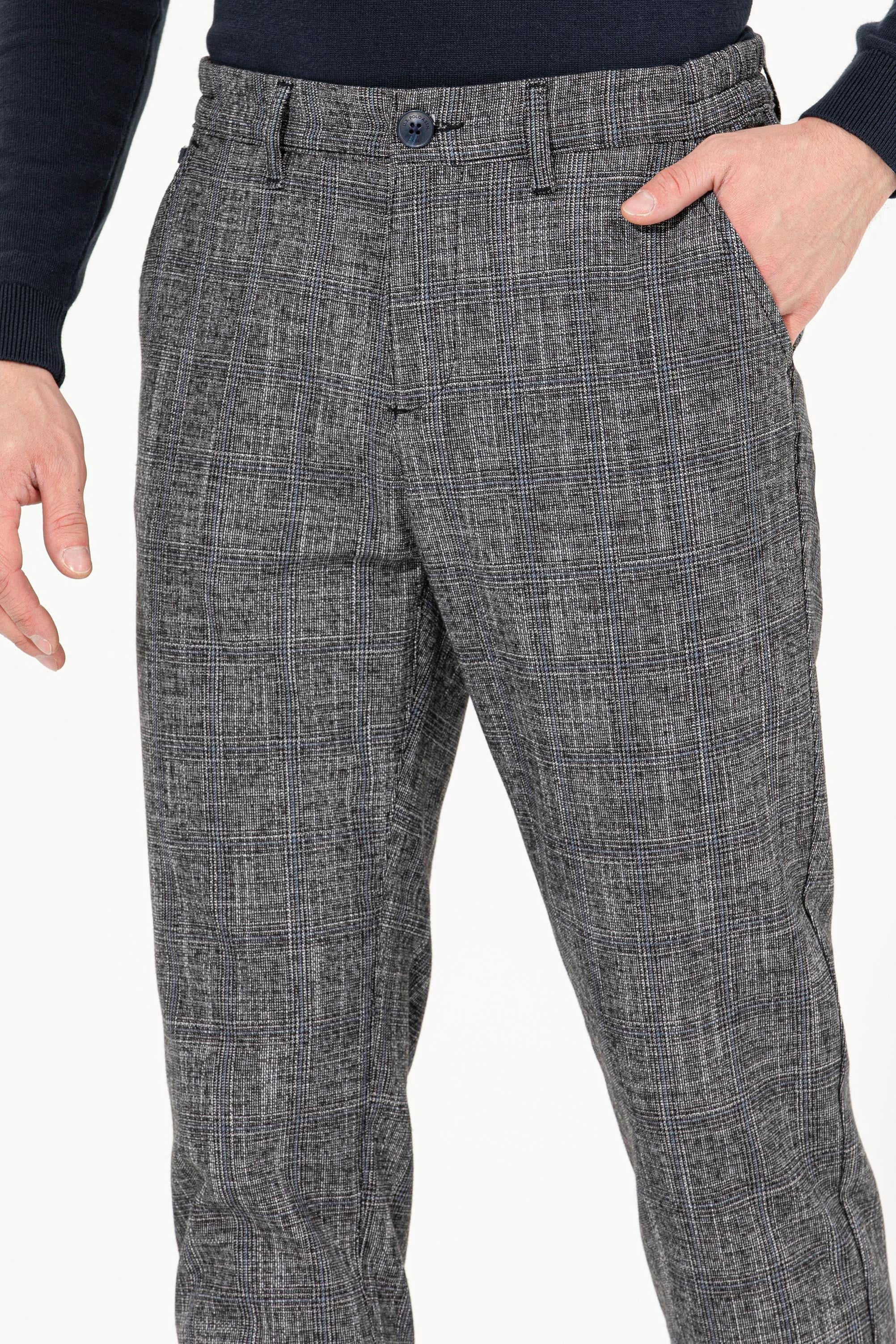 Erkek Carrot Fit Mavi Kanvas Pantolon