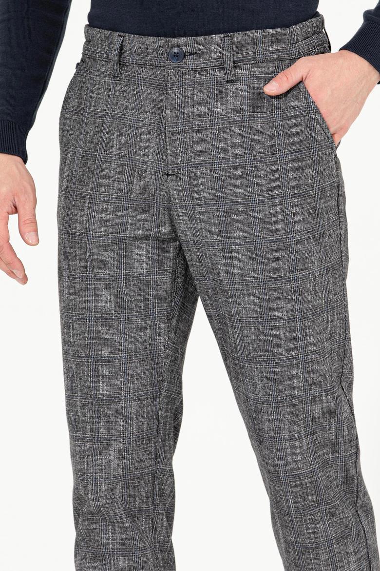 Erkek Carrot Fit Mavi Kanvas Pantolon - 50256579016