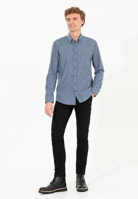 Erkek Siyah Kanvas Pantolon - 50263741014