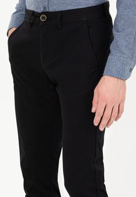 Erkek Siyah Kanvas Pantolon - 50263741014