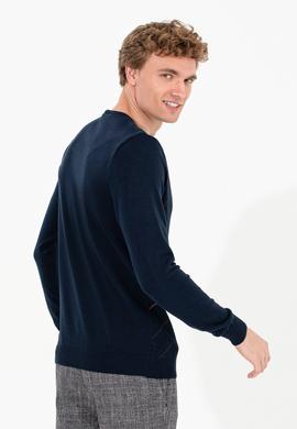 Erkek Lacivert Kazak - 50253956003