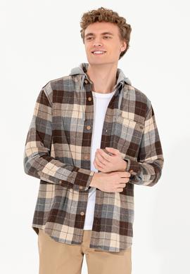 Erkek Camel Uzun Kollu Gömlek - 50254080008