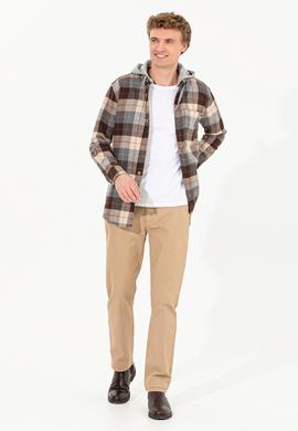 Erkek Camel Uzun Kollu Gömlek - 50254080008