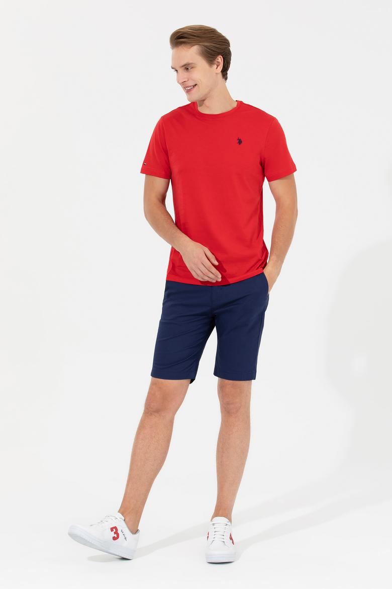 Erkek Lacivert Dokuma Şort