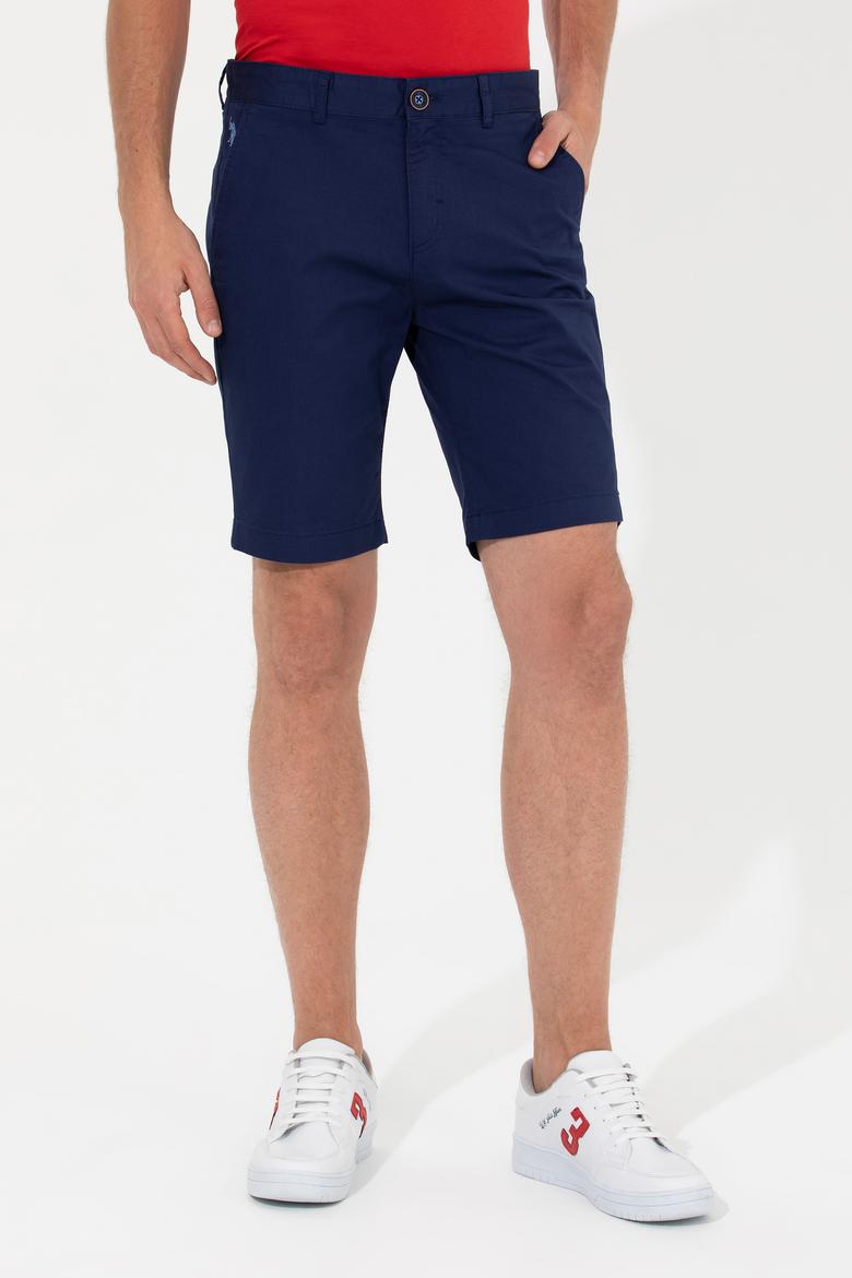 Erkek Lacivert Dokuma Şort - 50249295019