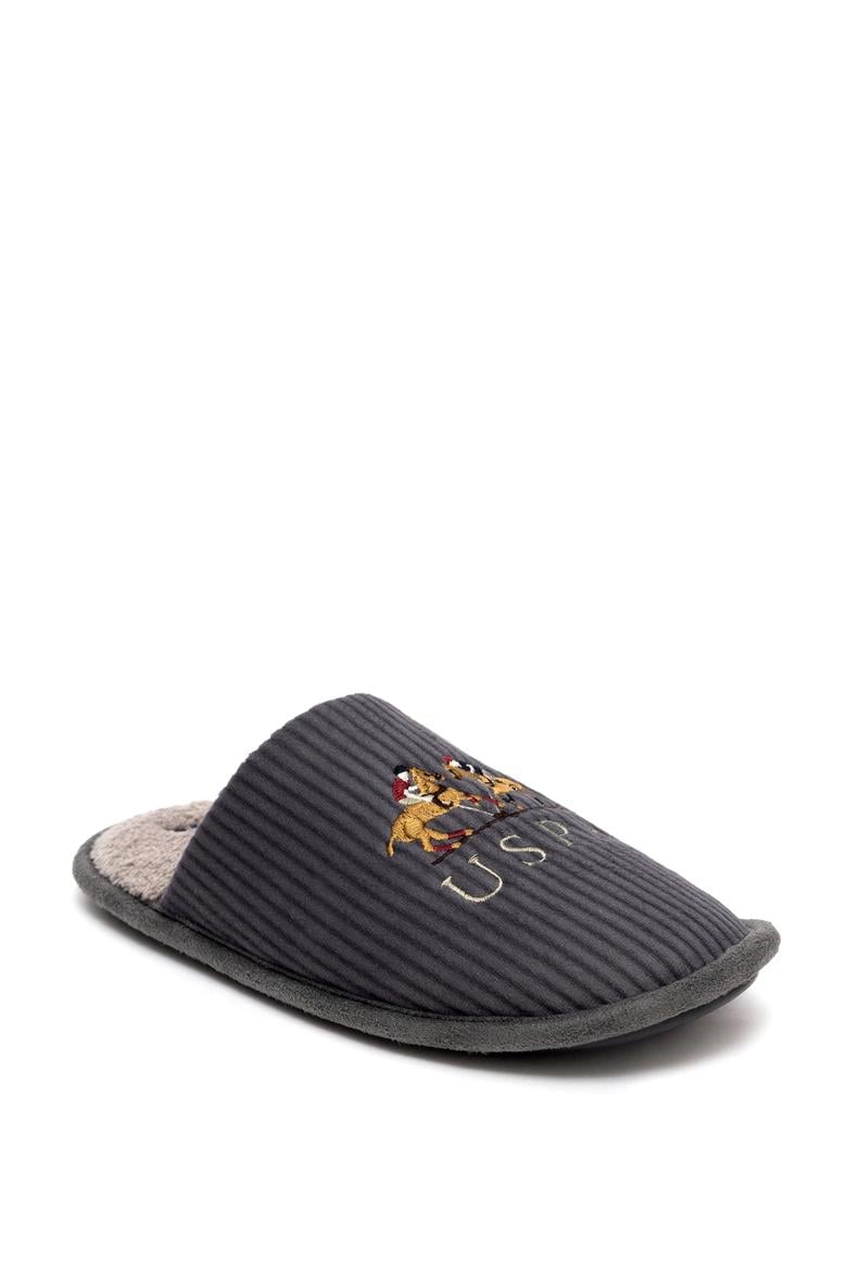 Erkek Gri Ev Terliği - 50258451004