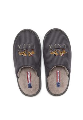 Erkek Gri Ev Terliği - 50258451004