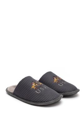 Erkek Gri Ev Terliği - 50258451004