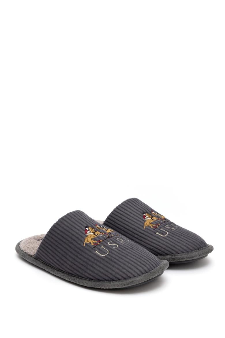 Erkek Gri Ev Terliği - 50258451004