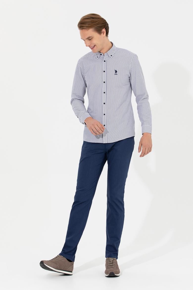 Erkek Lacivert Uzun Kollu Gömlek - 50262300009