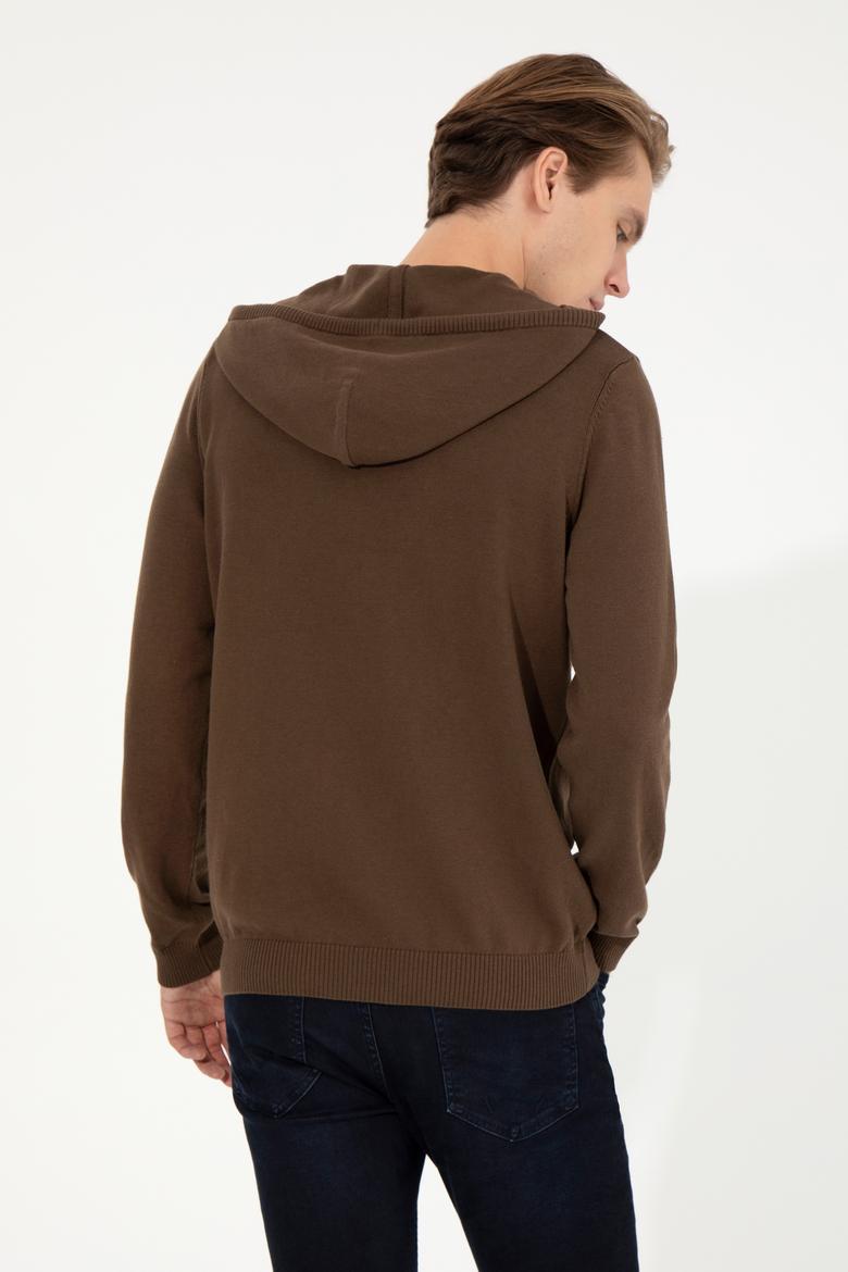 Erkek Coconut Kapüşonlu Triko Kazak - 50257858010