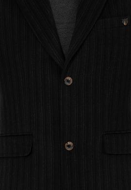 Erkek Siyah Kaşe Kaban - 50260871016