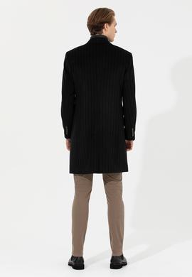 Erkek Siyah Kaşe Kaban - 50260871016