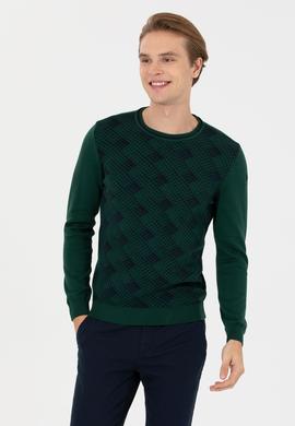 Erkek Yeşil Kazak - 50237185036