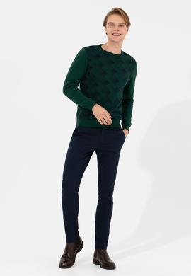 Erkek Yeşil Kazak - 50237185036