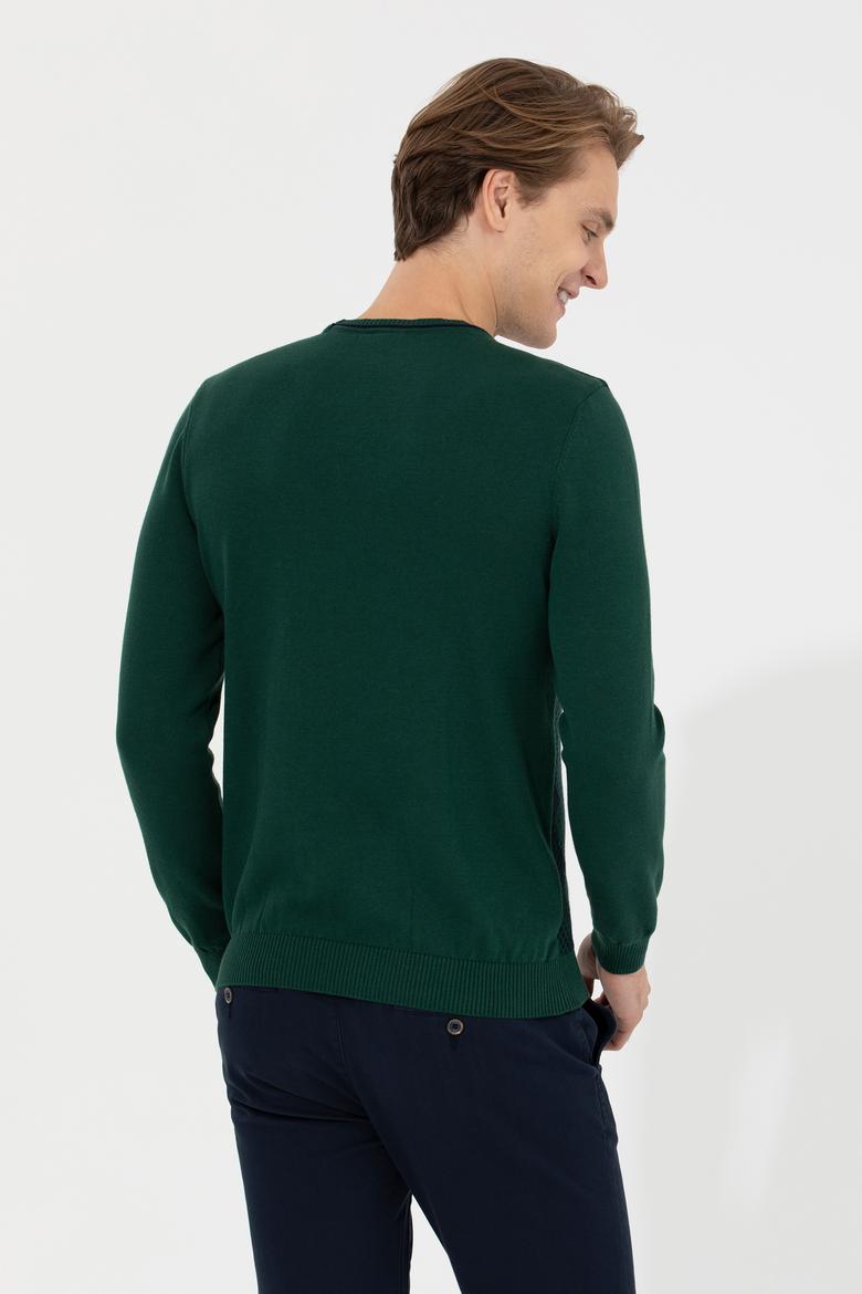 Erkek Yeşil Kazak - 50237185036