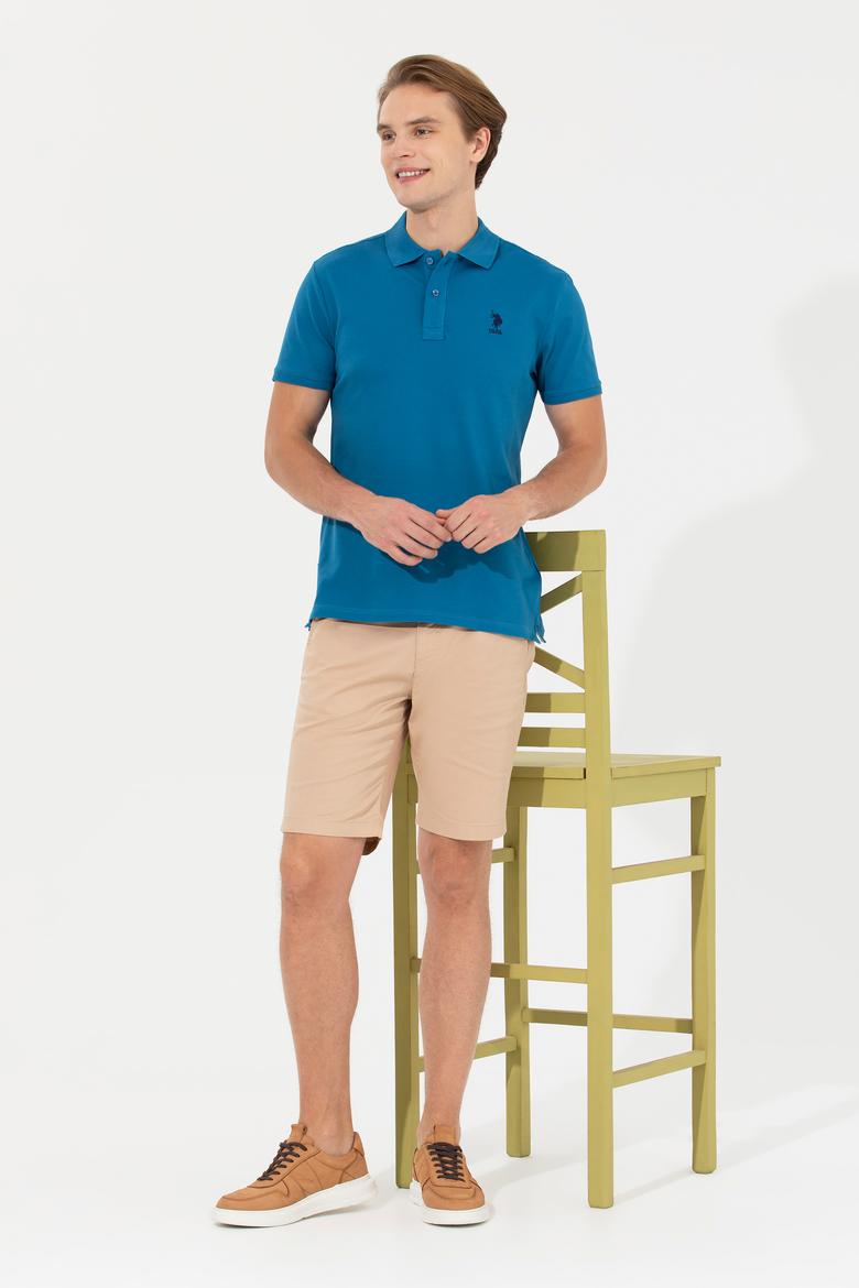 Erkek Petrol Basic Tişört - 50245073287