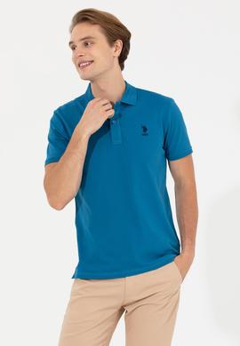 Erkek Petrol Basic Tişört - 50245073287