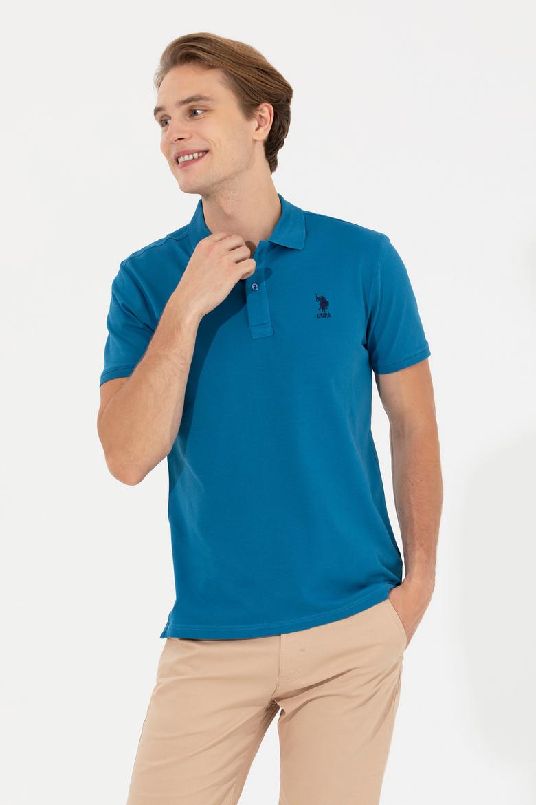 Erkek Petrol Basic Tişört