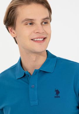 Erkek Petrol Basic Tişört - 50245073287