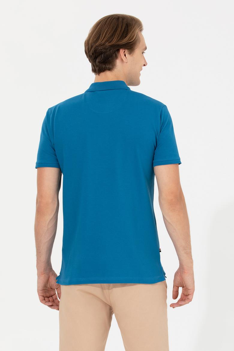 Erkek Petrol Basic Tişört - 50245073287