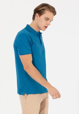 Erkek Petrol Basic Tişört - 50245073287