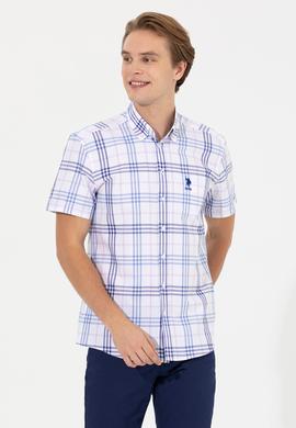 Erkek Mavi Kısa Kollu Gömlek - 50247510002
