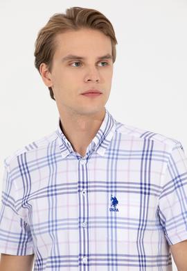 Erkek Mavi Kısa Kollu Gömlek - 50247510002