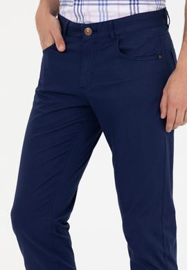 Erkek Lacivert Kanvas Pantolon - 50249449027