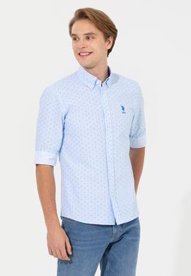 Erkek Açık Mavi Uzun Kollu Gömlek - 50247746021