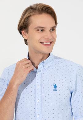 Erkek Açık Mavi Uzun Kollu Gömlek - 50247746021