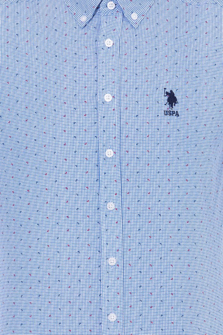 Erkek Mavi Uzun Kollu Gömlek - 50247746008