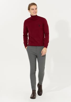 Erkek Gri Kanvas Pantolon - 50253462020