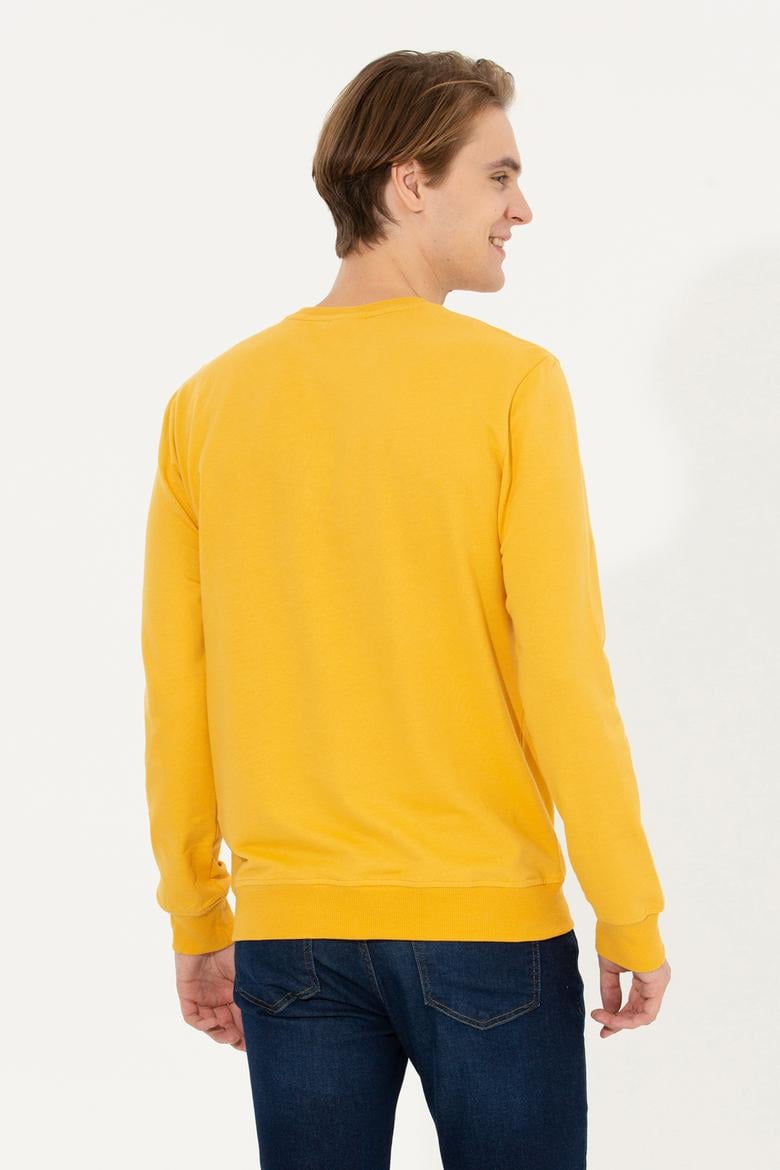 Erkek Safran Sweatshirt - 50256327018