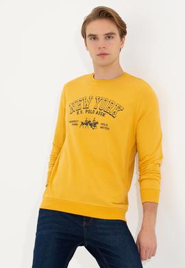 Erkek Safran Sweatshirt - 50256327018