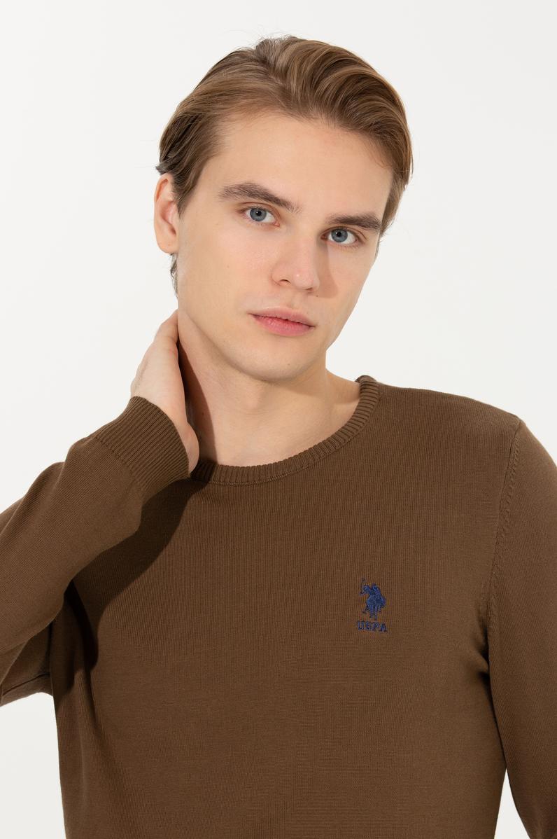 Erkek Coconut Bisiklet Yaka Basic Triko Kazak