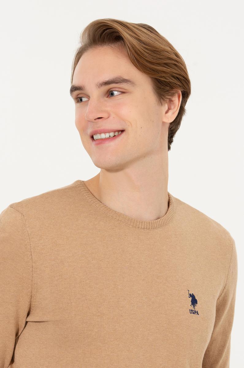 Erkek Camel Melanj Basic Kazak