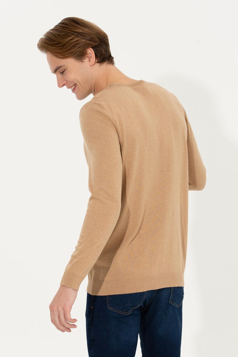 Erkek Camel Melanj Basic Kazak - 50253443082