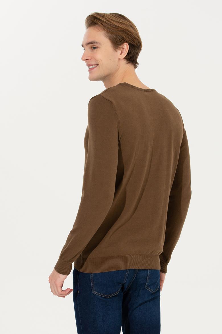 Erkek Coconut Bisiklet Yaka Basic Triko Kazak - 50253443122