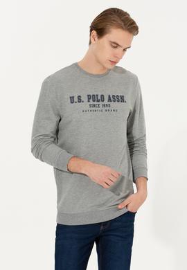 Erkek Gri Melanj Sweatshirt - 50256352012