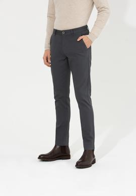 Erkek Antrasit Kanvas Pantolon - 50256538054