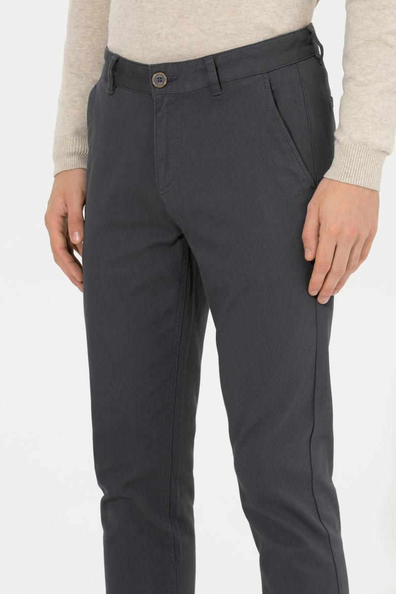 Erkek Antrasit Kanvas Pantolon - 50256538054