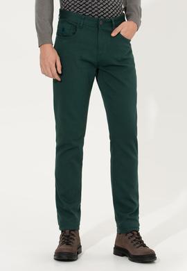 Erkek Koyu Yeşil Kanvas Pantolon - 50256537039