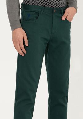 Erkek Koyu Yeşil Kanvas Pantolon - 50256537039