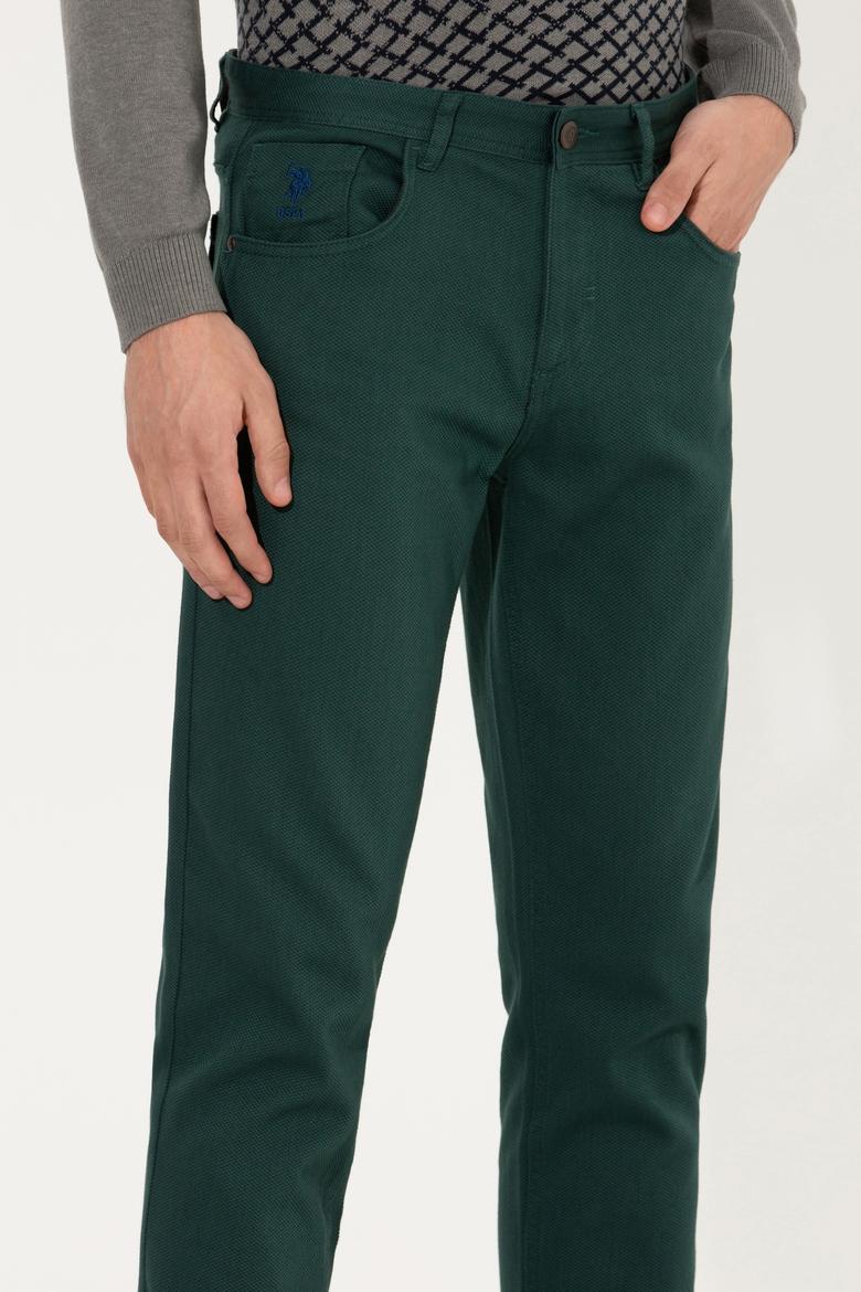 Erkek Koyu Yeşil Kanvas Pantolon - 50256537039