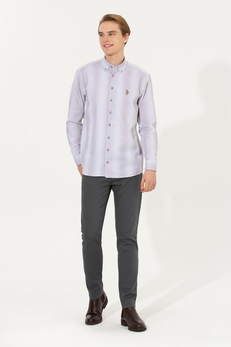 Erkek Antrasit Kanvas Pantolon - 50256537051