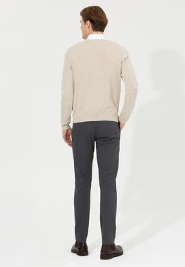 Erkek Antrasit Kanvas Pantolon - 50256538054