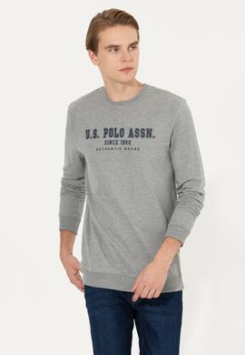 Erkek Gri Melanj Sweatshirt - 50256352012